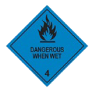 Dangerous when wet